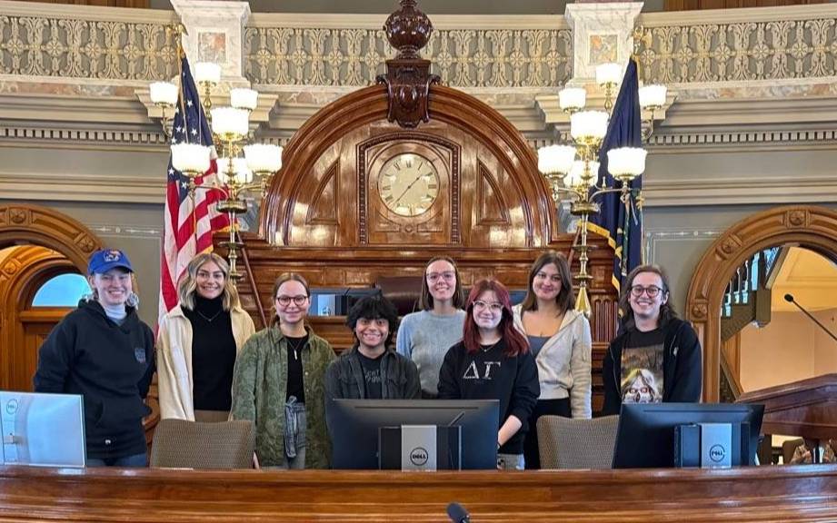 Interns at Kansas legislature