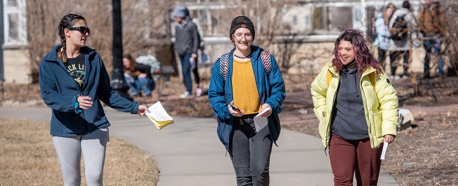 susan students walking