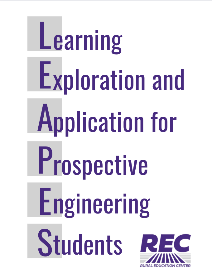 A graphic displaying the acronym breakdown of Project LEAPES