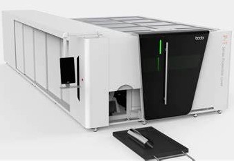 6kW laser generator capable of cutting 3/4” steel and 1/2” aluminum • Dual 5’ x 10’ exchange tables • 7” diameter tube capacity
