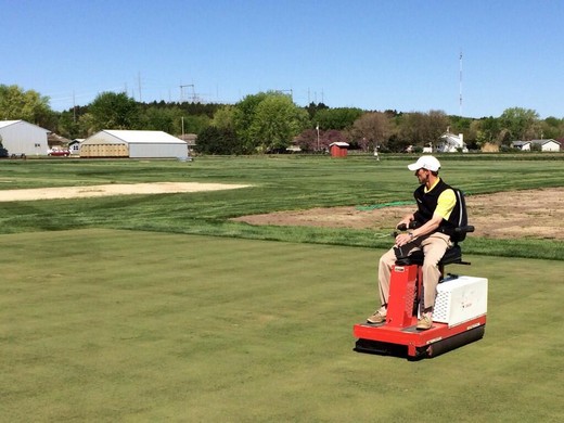 VertiGroom Roller in Rocky Ford Research area