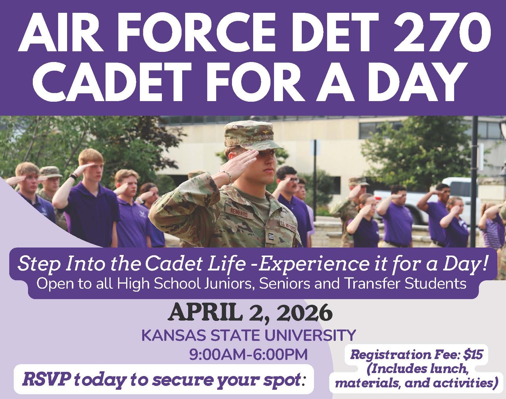 Cadet For A Day Photo