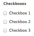 Checkboxes