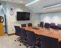 Conference Room 201 on the second floor of the Berney Family Welcome Center 