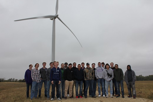 2019 wind farm tour group photo