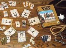Wyatt Earp box and cards