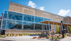The renovated south entrance of the K-State Student Union.