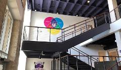 The renovated south entrance interior of the K-State Student Union.